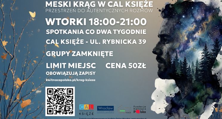 Plakat Męski Krąg w CAL Księże