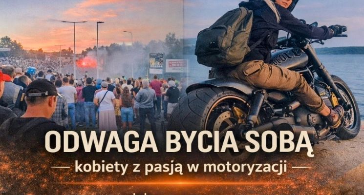 Plakat "Odwaga bycia sobą - kobiety w motoryzacji"