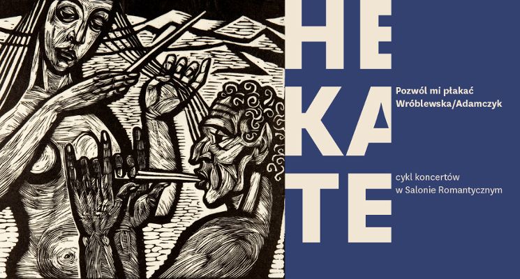 Plakat „Muzyka na granicy światła i cienia” – koncert w Salonie Romantycznym
