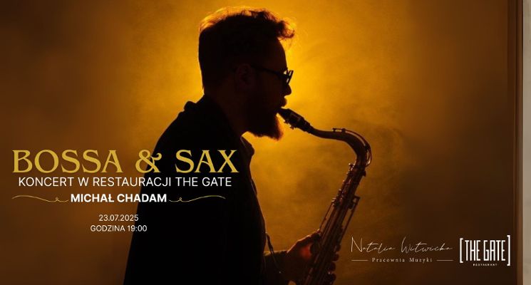 Plakat Bossa & Sax – koncert saksofonowy