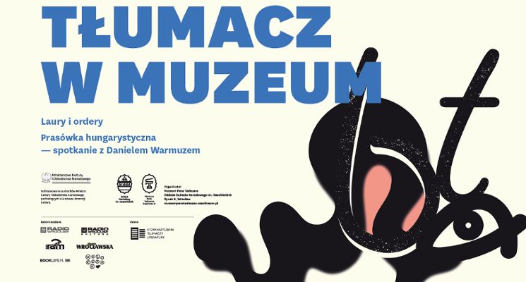Plakat Prasówka hungarystyczna – spotkanie z Danielem Warmuzem