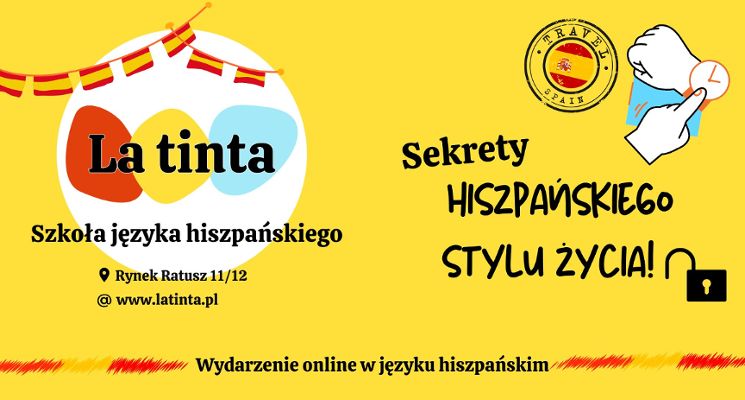 Plakat Sekrety hiszpańskiego stylu życia!