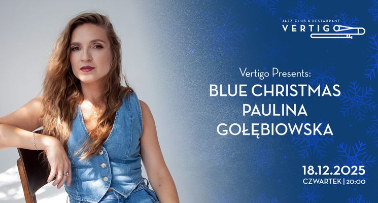 Plakat Blue Christmas - Paulina Gołębiowska