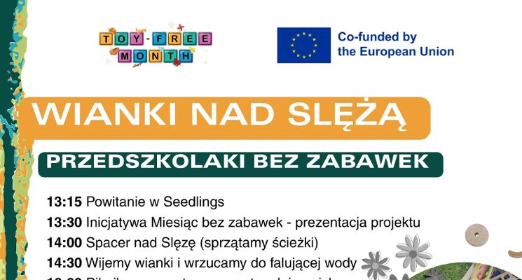 Plakat Wianki nad Ślęzą dla przedszkolaków, rodziców i edukatorów przedszkolnych