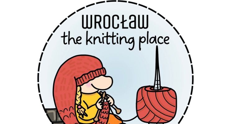 Plakat Światowy Dzień Dziergania w Miejscach Publicznych