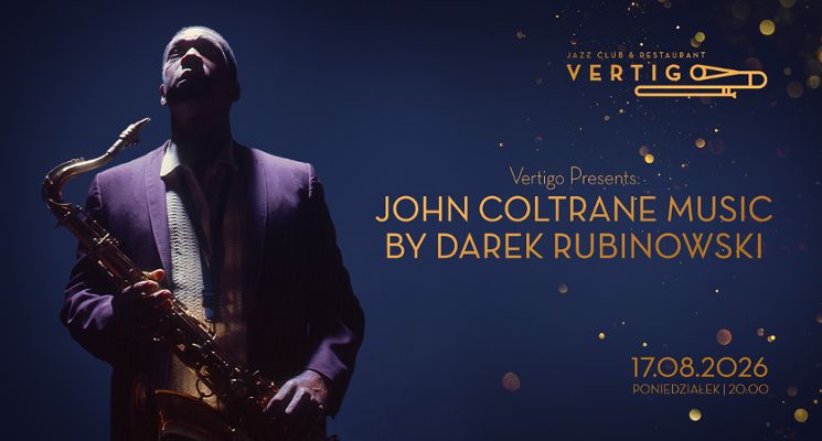 Plakat John Coltrane Music by Darek Rubinowski