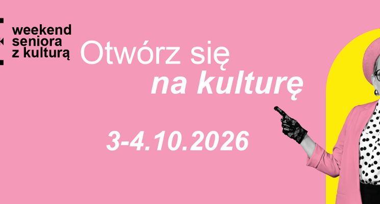 Plakat „JAK W STARYM KINIE” – spotkanie z Bogdanem Bernackim (Weekend Seniora z Kulturą)