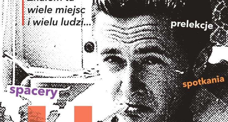Plakat "Tu nie wywczas, tu film" - wycieczka rowerowa śladami Marka Hłaski