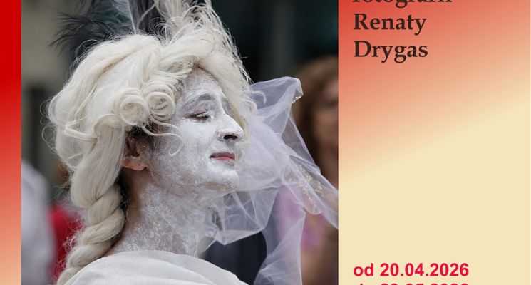 Plakat „Emocje bez kurtyny” - wernisaż wystawy fotografii Renaty Drygas