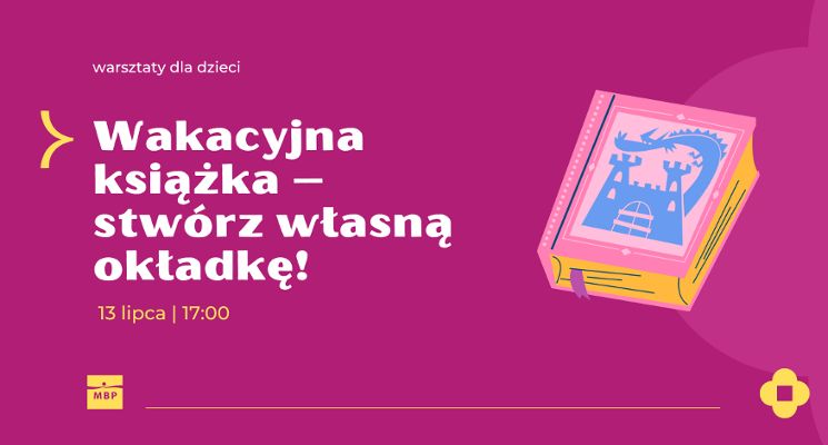 Plakat Wakacyjna książka – stwórz własną okładkę!