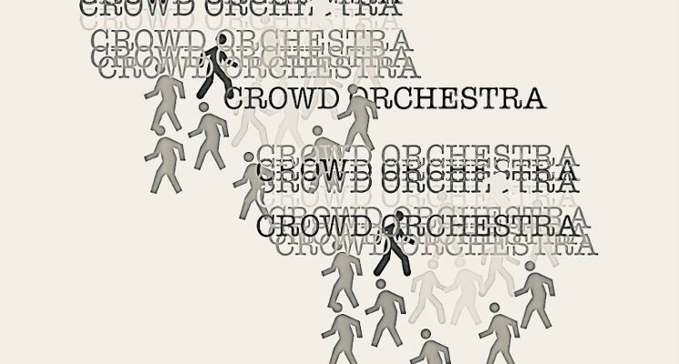 Plakat Crowd Orchestra. Bogumił Misala - generatywne środowisko dźwiękowe