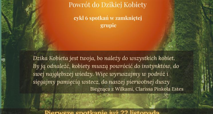 Plakat Wiedźmowisko - Powrót do Dzikiej Kobiety