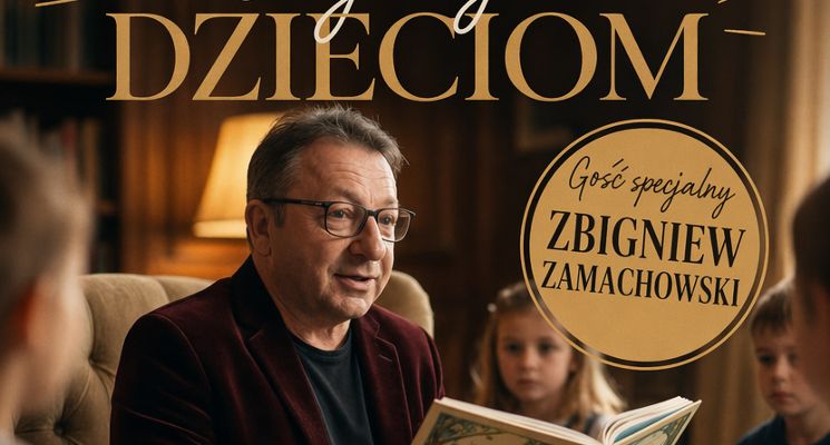 Plakat Artyści czytają dzieciom