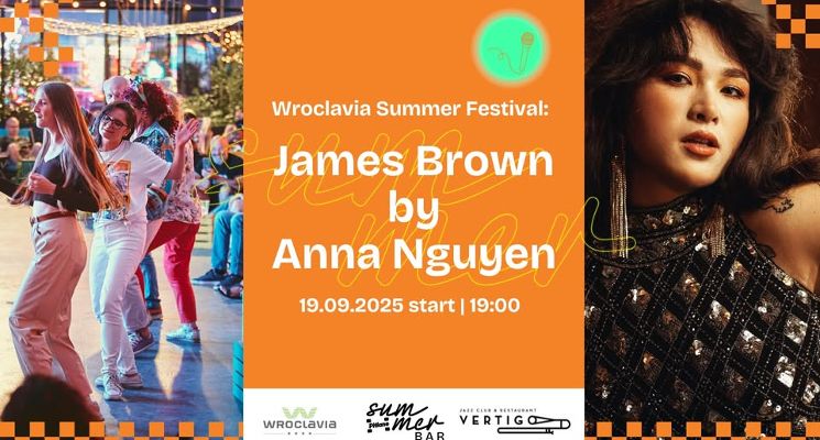 Plakat James Brown by Anna Nguyen [Wroclavia Summer Festival]