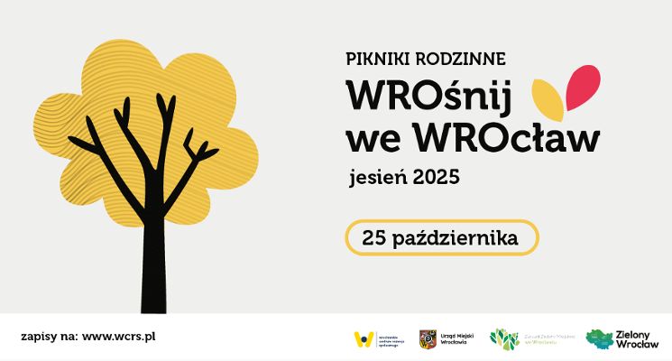 Plakat Pikniki rodzinne WROśnij we WROcław