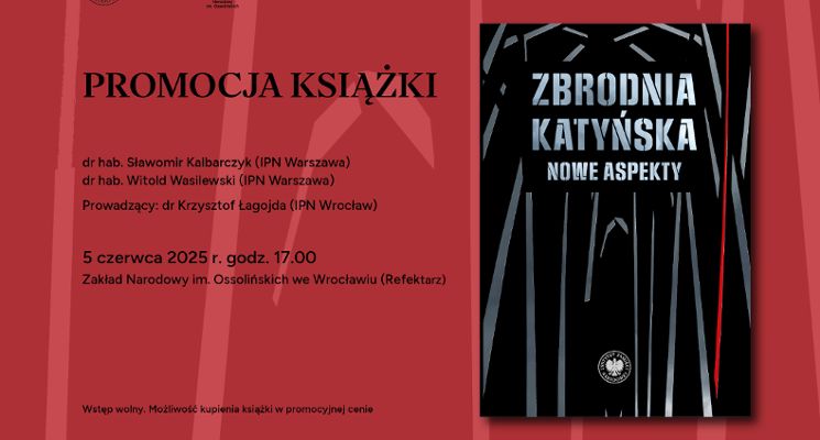 Plakat „Zbrodnia katyńska. Nowe aspekty” [spotkanie autorskie]