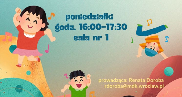 Plakat Nabór do nowej grupy tanecznej w MDK im. Mikołaja Kopernika