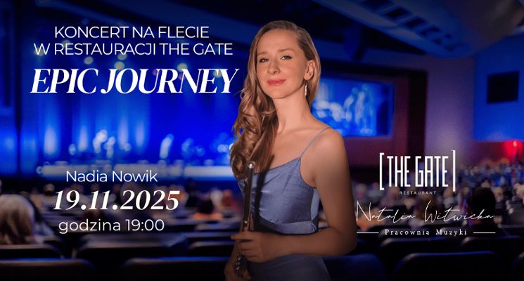 Plakat Epic Journey – koncert na flecie