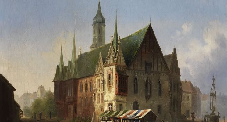 Plakat Poznaj Wrocław. Skandale, plotki i historie z wrocławskiego rynku