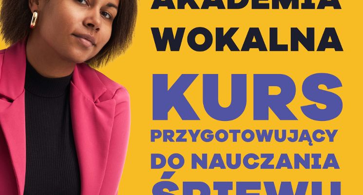 Plakat Tonowa Akademia Wokalna - kurs przygotowujący do nauczania śpiewu - konsultacje wstępne