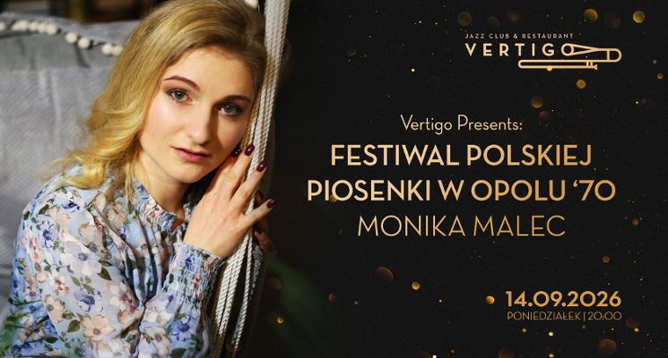 Plakat Festiwal Polskiej Piosenki w Opolu ‘70 - Monika Malec