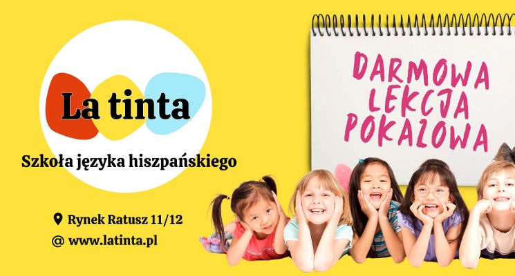 Plakat Hiszpański dla dzieci w La Tinta - Darmowa lekcja pokazowa