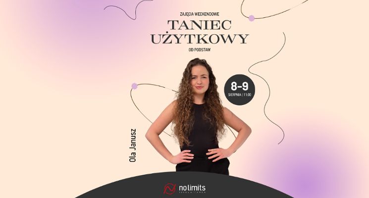 Plakat Taniec użytkowy od podstaw – zatańcz na każdej imprezie!