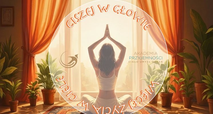 Plakat Ciszej w głowie, więcej życia w ciele - Warsztaty oddechowe