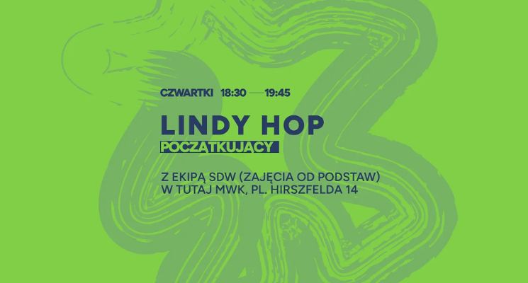 Plakat Lindy Hop Początkujący Od Podstaw