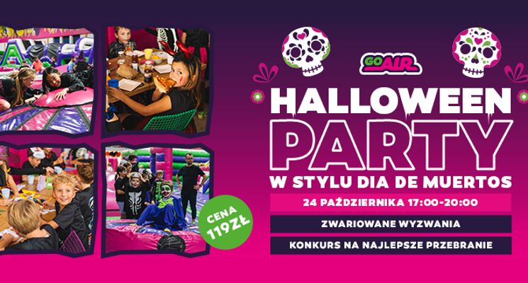 Plakat Halloween Party w GOair Wrocław
