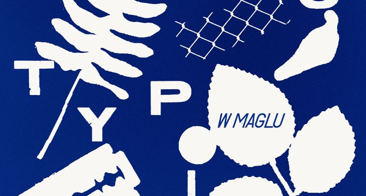 Plakat Cyjanotypia w Maglu, warsztaty z Ewą Budnik