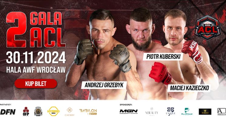 Plakat ACL 2 - Turniej i gala Amateur Combat League