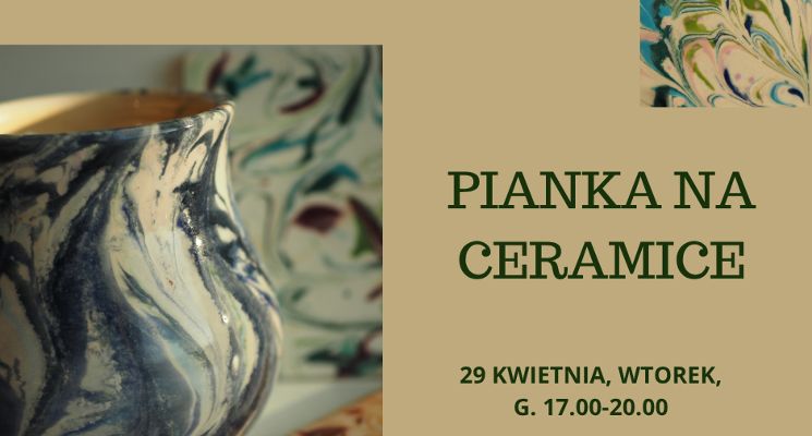 Plakat Technika piankowa na ceramice