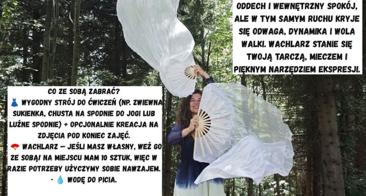 Plakat Odkryj magię ruchu z wachlarzem w CAL KSIĘŻE!
