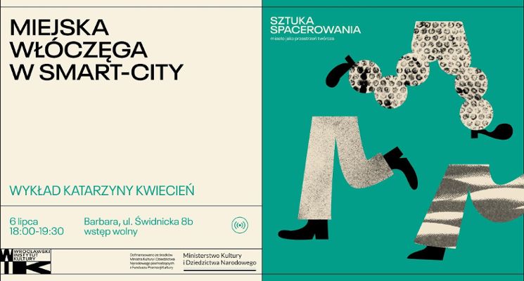 Plakat Miejska włóczęga w smart city | Szkoła Sąsiedzkich Spacerów