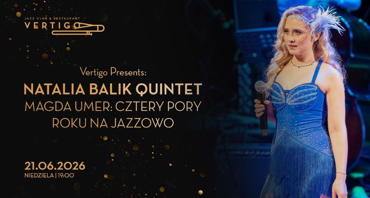 Plakat Natalia Balik Quintet - Magda Umer: Cztery pory roku na jazzowo