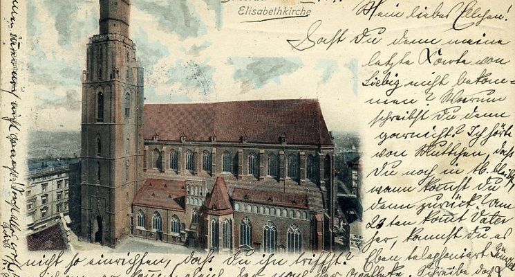 Plakat Historia kościołów farnych wrocławskiego Rynku. Zwiedzanie z przewodnikiem