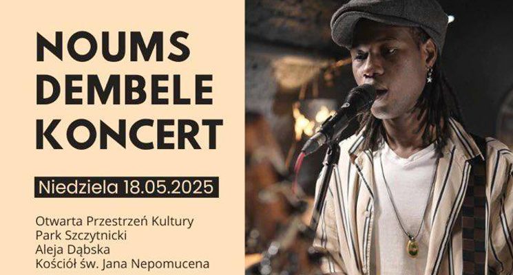 Plakat Koncert Noums Dembele  w OPK