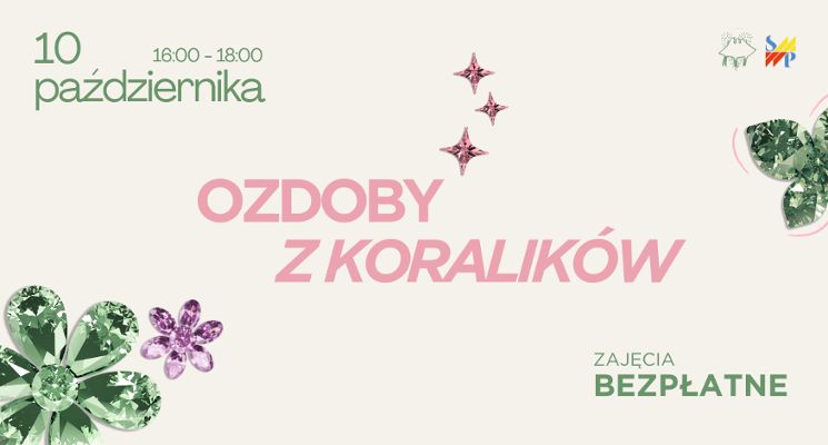 Plakat Ozdoby z koralików [warsztaty]