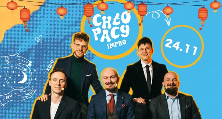 Plakat Ciasta z wróżbą [spektakl improwizowany]