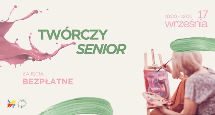 Plakat Twórczy poranek dla seniorów