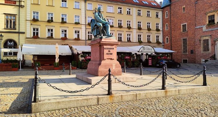 Plakat Wrocław dla początkujących. Spacer z przewodnikiem