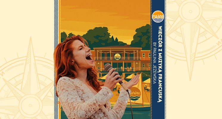 Plakat Wieczór z muzyką francuską - Paulina Jeżewska
