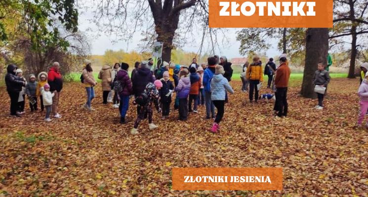 Plakat Spacer sąsiedzki - Złotniki jesienią