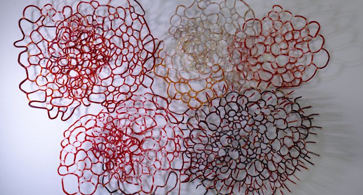 Plakat FOREIGN BODY — wystawa szkła artystycznego Katarzyny Krej