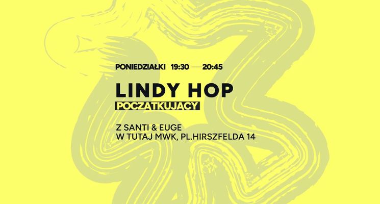 Plakat Lindy Hop Początkujący