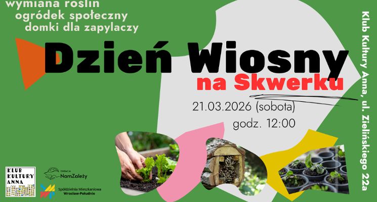 Plakat Pierwszy Dzień Wiosny na osiedlu Powstańców Śląskich