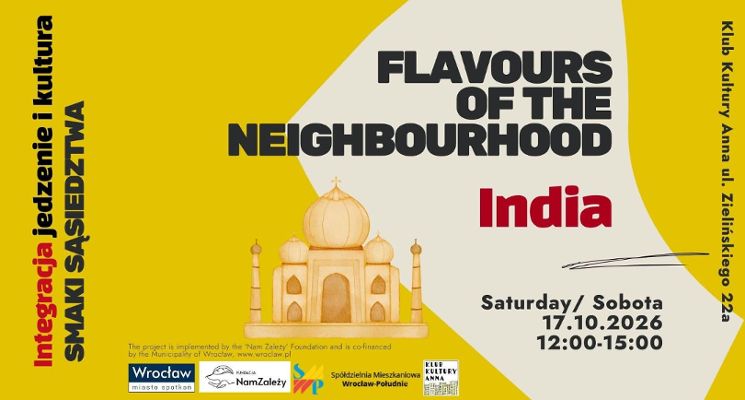 Plakat Smaki Sąsiedztwa – Indie/Flavours of the Neighbourhood – India