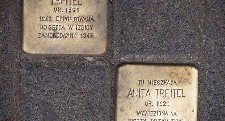 Plakat Poznaj Wrocław. Wrocławskie historie ofiar Holokaustu.