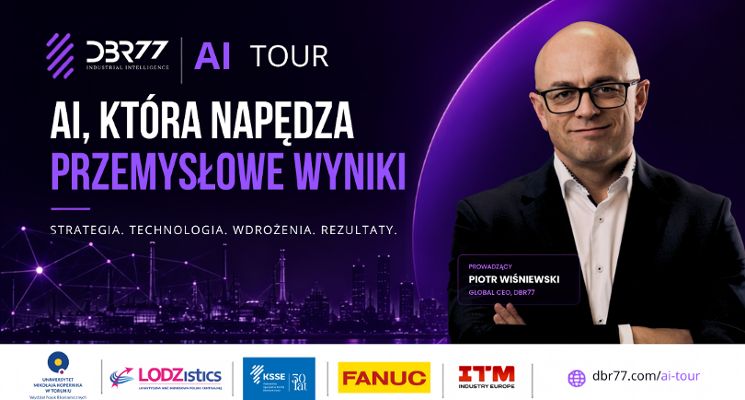 Plakat DBR77 AI Tour 2026